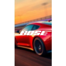 Bose 20X2,5 Jdm Yazı Araba-Motosiklet Cam Etiket Sticker Beyaz Renk