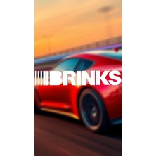 Brınks 25X3 Jdm Yazı Araba-Motosiklet Cam Etiket Sticker Beyaz Renk