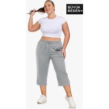 Süperlife Kadın Büyük Beden Unified Collective Baskılı Standart &regular Kalıp Şort SPR25BSRK088