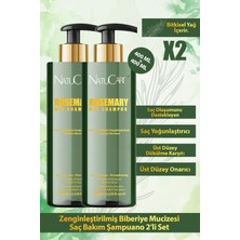 Natu Care Mucizevi 2'li Biberiye Şampuan Seti Biberiye Şampuanı 400 ml x 2