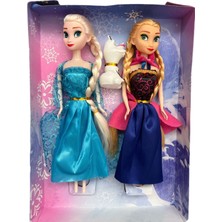 Karlar Ülkesi Elsa ve Anna Olaf 3 Lü Set 28 cm
