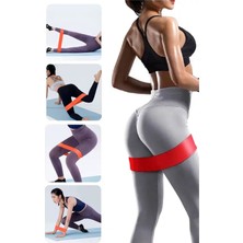 3'lü Set Direnç Bandı 60 cm (Hafif - Sert - X-Sert) Pilates Egzersiz Yoga - Mini Loop Band
