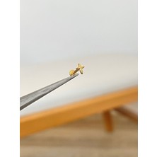 Aida Jewelss 316 L Cerrahi Çelik Kutup Yıldızı Modeli Kıkırdak Helix Tragus Piercingi