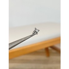 Aida Jewelss 316 L Cerrahş Çelik Zirkon Tek Taşlı Helix Kıkırdak Tragus Dudak Piercingi