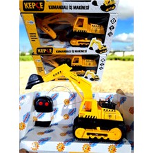 Oyuncak Kumandalı Iş Makinası Kepçe 30X16CM Hareketli Oyuncak