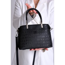 Just Polo Kadın Ayarlanabilir Askılı El ve Omuz Çantası ve Cüzdan Kombini OZT4019-OZT1001