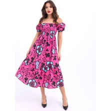 Gökyüzü Moda 5525 Elbise-Petra