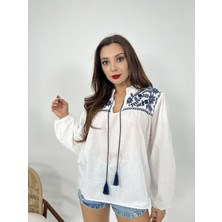 Gökyüzü Moda 6873 Gömlek-Ekru