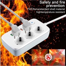 Power Socket Uzatma Kablosu, Grup Priz Uzatma Kablosu, Akım Korumalı Uzatma Kablosu