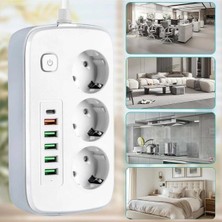 Power Socket Uzatma Kablosu, Grup Priz Uzatma Kablosu, Akım Korumalı Uzatma Kablosu