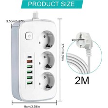 Power Socket Uzatma Kablosu, Grup Priz Uzatma Kablosu, Akım Korumalı Uzatma Kablosu