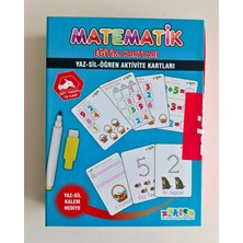 Eğitici Matematik Öğretici Yaz-Sil Kartları