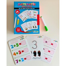 Eğitici Matematik Öğretici Yaz-Sil Kartları