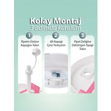 Kelira Quencher ve Yeni Nesil Pipetli Termos Uyumlu 3 Parça Sızdırmaz Koruyucu Aksesuar Silikon Set