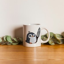 Kupa Bardak - Penguen Desenli Kupa Bardak - Hediyelik Kupa Bardak