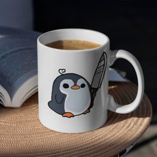 Kupa Bardak - Penguen Desenli Kupa Bardak - Hediyelik Kupa Bardak