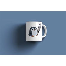 Kupa Bardak - Penguen Desenli Kupa Bardak - Hediyelik Kupa Bardak