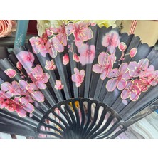 baytoptan Plastik Desenli Yelpaze