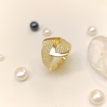 Taşlı Yüzük 14 Ayar Altın Hd Videolu