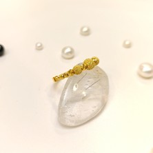 Dorika Toplu Taşsız Yüzük 14 Ayar Altın Hd Videolu