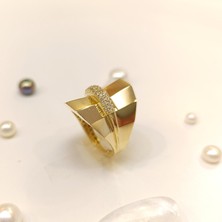 Taşlı Yüzük 14 Ayar Altın Hd Videolu