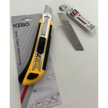 Kebo Maket Bıçağı Seti + 10’lu Runti Yedek Uç – 18MM Snap-Off Uyumlu