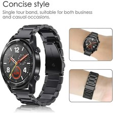 Novatis Huawei Watch 3 Gt Gt2 GT2E Gt3 Gt4 Gt 5 Pro Se Elite 46MM Uyumlu 22MM Metal Paslanmaz Çelik Kordon
