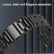 Novatis Huawei Watch 3 Gt Gt2 GT2E Gt3 Gt4 Gt 5 Pro Se Elite 46MM Uyumlu 22MM Metal Paslanmaz Çelik Kordon