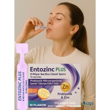 Entozinc Plus 10 Flakon Portakal Aromalı 8 Milyar Sıvı Probiyotik