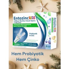 Entozinc Kids Ahududu Aromalı 10 Flakon Sıvı Probiyotik