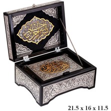Nidam Butik Kuran-I Kerim Altın Yaldızlı Sandık