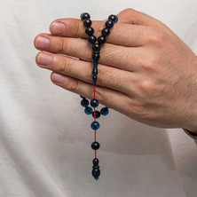 Nidam Butik Yuvarlak Sıkma Kehribar Tesbih