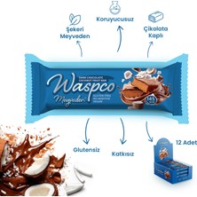 WaspCo Bitter Çikolata Kaplı Hindistan Cevizli Meyve Bar 12 Adet x 35gr