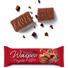 WaspCo Bitter Çikolata Kaplı Çilekli Meyve Bar 12 Adet x 35gr