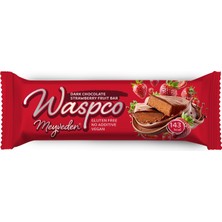 WaspCo Bitter Çikolata Kaplı Çilekli Meyve Bar 12 Adet x 35gr