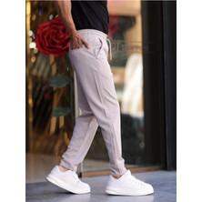 Erkek Örme Kumaş Rahat Geniş Kalıp Casual Jogger Pantolon