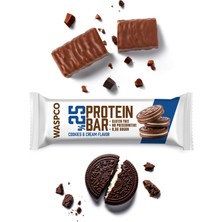 WaspCo Bitter Çikolata Kaplı Bisküvi Aromalı Protein Bar 12 Adet x 36gr