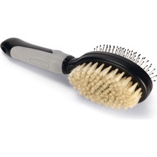 Beeztees Köpek Fırçası ve Tarağı, Çift Taraflı, L, Siyah Gri, 22,5cm, 22,5x6,5x7,5cm