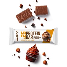 WaspCo Bitter Çikolata Kaplı Fındıklı Cupcake Aromalı Protein Bar 12 Adet x 36gr