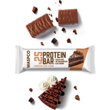 Waspco Bitter Çikolata Kaplı Çikolatalı Kek Aromalı Protein Bar 12 Adet x 36gr