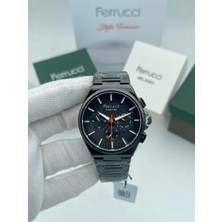 Ferrucci Fc 03403M Erkek Kol Saati Fonksiyonlu Siyah Renk Orjinal 2 Yıl Garantili + Bileklik Hediyeli