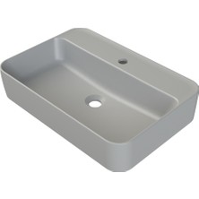 Mat Gri Hera 60X42 cm Lavabo