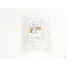 Sern W-C4 Beyaz Plastik Kapama Parçası – 1 Paket – 100 Adet
