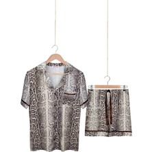 Gömlek Model Dokuma Pijama Takımı