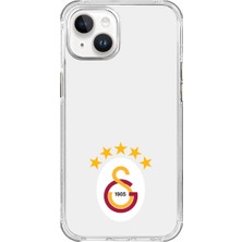 Galatasaray Apple iPhone 14 Uyumlu 5 Yıldız Arma Lisanslı Telefon Kılıfı