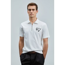Lufian Slash Smart Erkek Polo Tişört Siyah