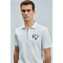 Lufian Slash Smart Erkek Polo Tişört Siyah