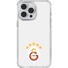 Galatasaray Apple iPhone 15 Pro Max Uyumlu 5 Yıldız Arma Lisanslı Telefon Kılıfı