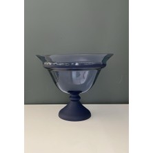 Decorıum Ayaklı Kase Yarı Mat Kobalt 24X30 cm