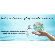 Truva Filtreli Kireç Önleyici Aç-Kapa Özellikli 3 Fonksiyonlu Duş Başlığı ve 2 Adet Yedek Filtre